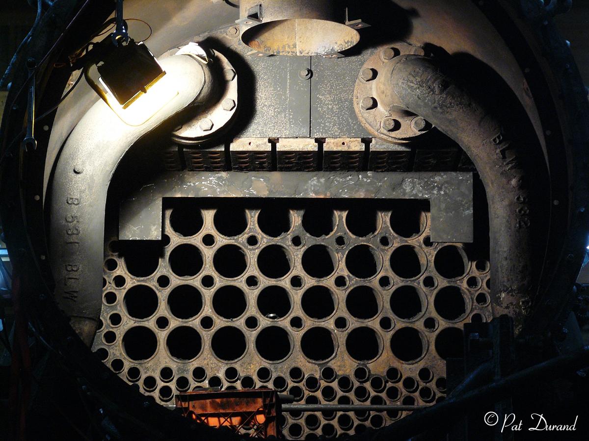 Smoke box after superheater removal